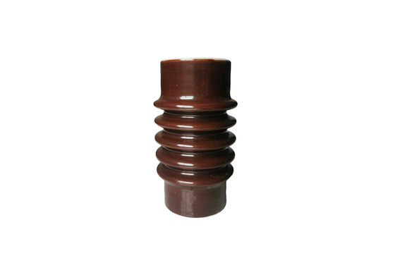 Aisladores de cerámica de alto voltaje de Brown 10kV para las líneas de la distribución