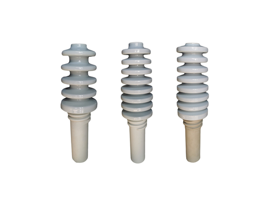 Buje gris claro de la porcelana del transformador del ANSI 18kV
