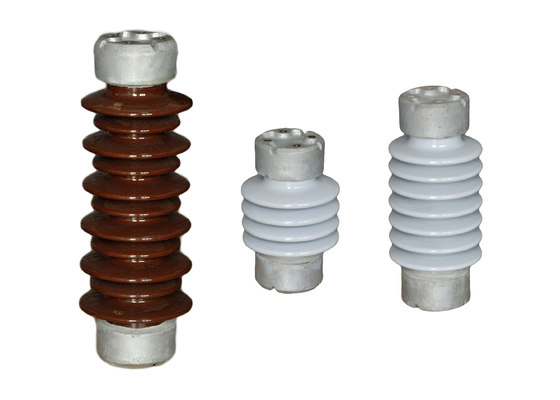 Aisladores estándar del poste de la porcelana del ANSI 250kV TR-214 de Brown para Transmmission