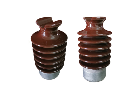 Línea de altura profesional del ANSI 57-2 305m m del cuello de F aisladores de la porcelana del poste
