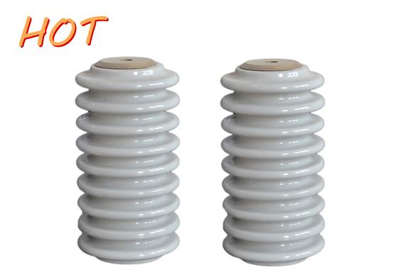 Aisladores de alto voltaje del pilar de la porcelana del ANSI 13.3kN 14.4kV