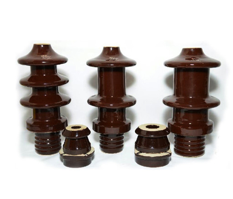 Buje del transformador del OEM del aislador de la porcelana del transformador corriente de Brown