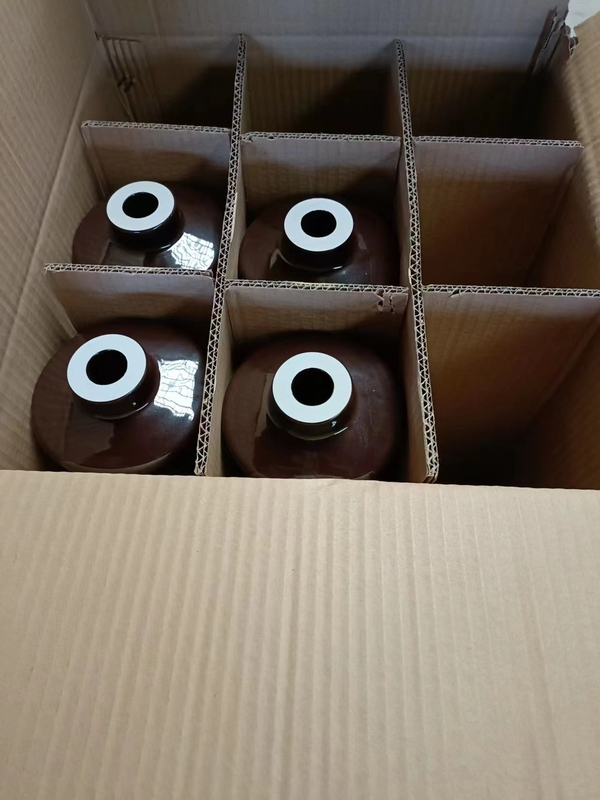 El buje estándar Brown de la porcelana del ASNO del aceite 25.8kV del IEC esmaltó al OEM