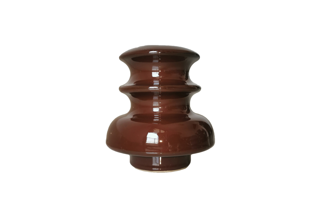 Hardwares estándar del IEC Brown Pin Type Porcelain Insulator With