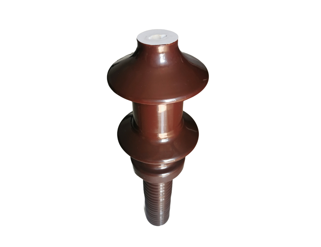 Aisladores de la línea eléctrica de la porcelana de Customerized Brown 10NF250