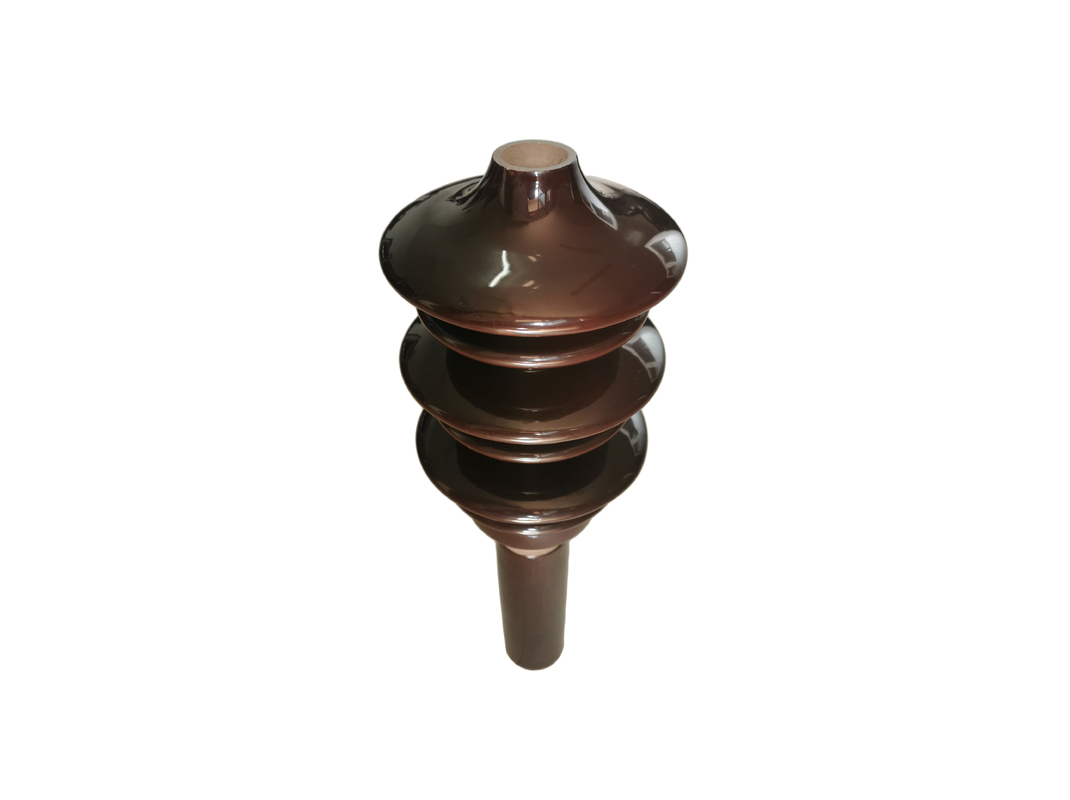 Aisladores de la línea eléctrica de la porcelana de Customerized Brown 10NF250