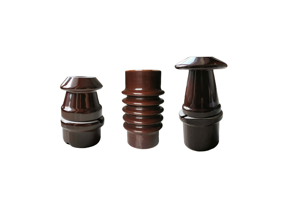 Aisladores del marrón DT1-630A del estándar del estruendo para las líneas aéreas