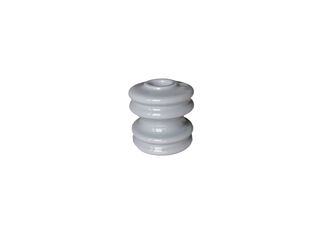 Aisladores blancos del carrete de la porcelana 8.9kN del ANSI 53-3 del color