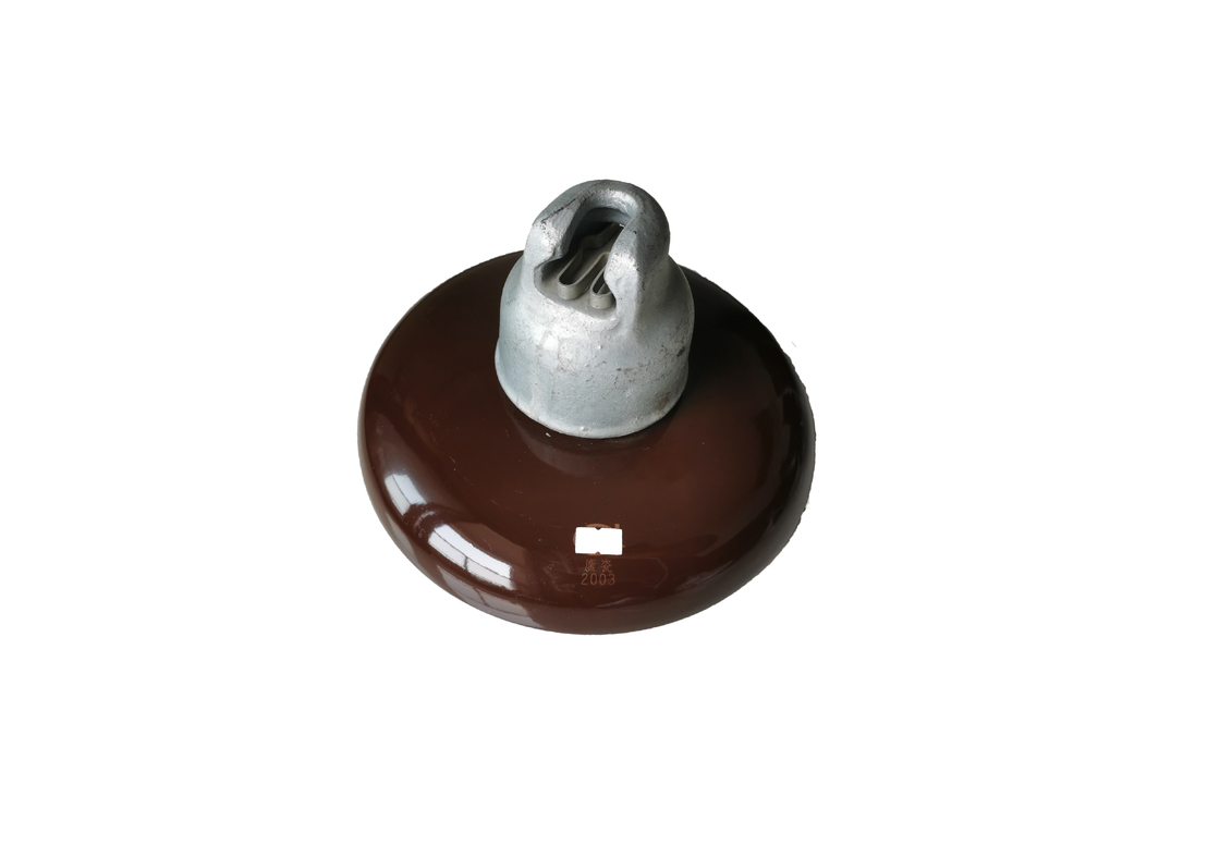 3.5kg aislador de suspensión de la porcelana del ANSI 52-2 para la línea eléctrica