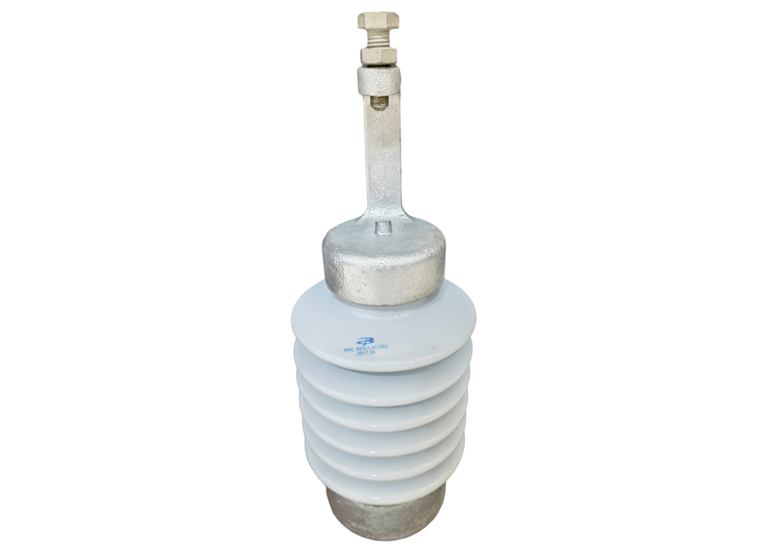 Línea grieta de la porcelana de la subida de la baja temperatura del aislador del poste resistente