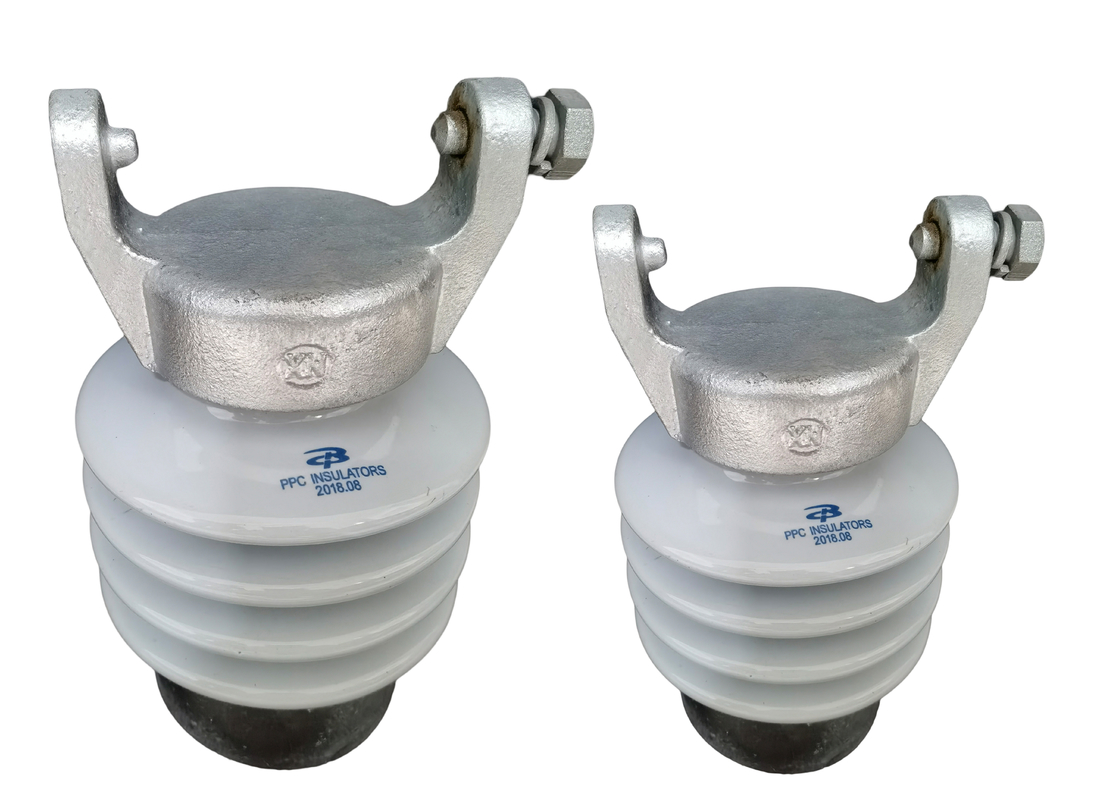 Alta línea mecánica aislador de la porcelana de la fuerza C-120 del poste de pequeñas pérdidas