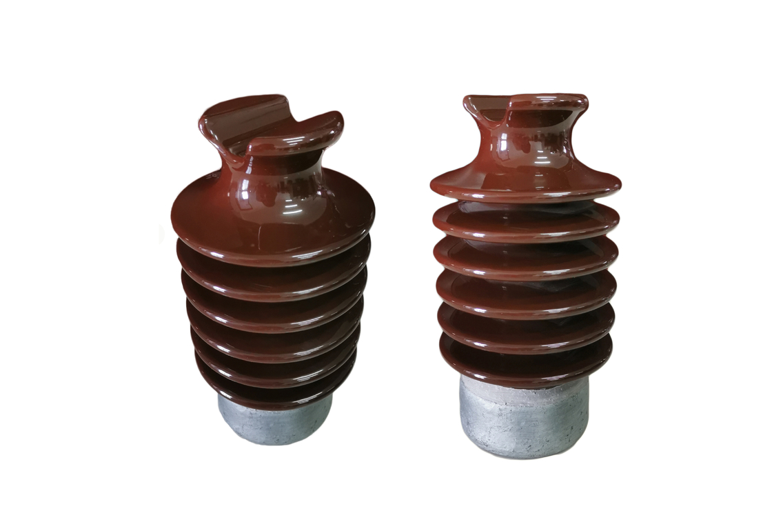 Línea de altura profesional del ANSI 57-2 305m m del cuello de F aisladores de la porcelana del poste