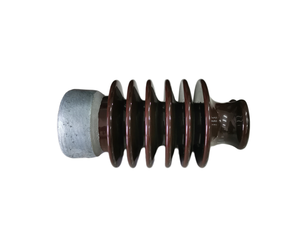Línea profesional aisladores del cuello 12.5kN del ANSI 57-2S F de la porcelana del poste