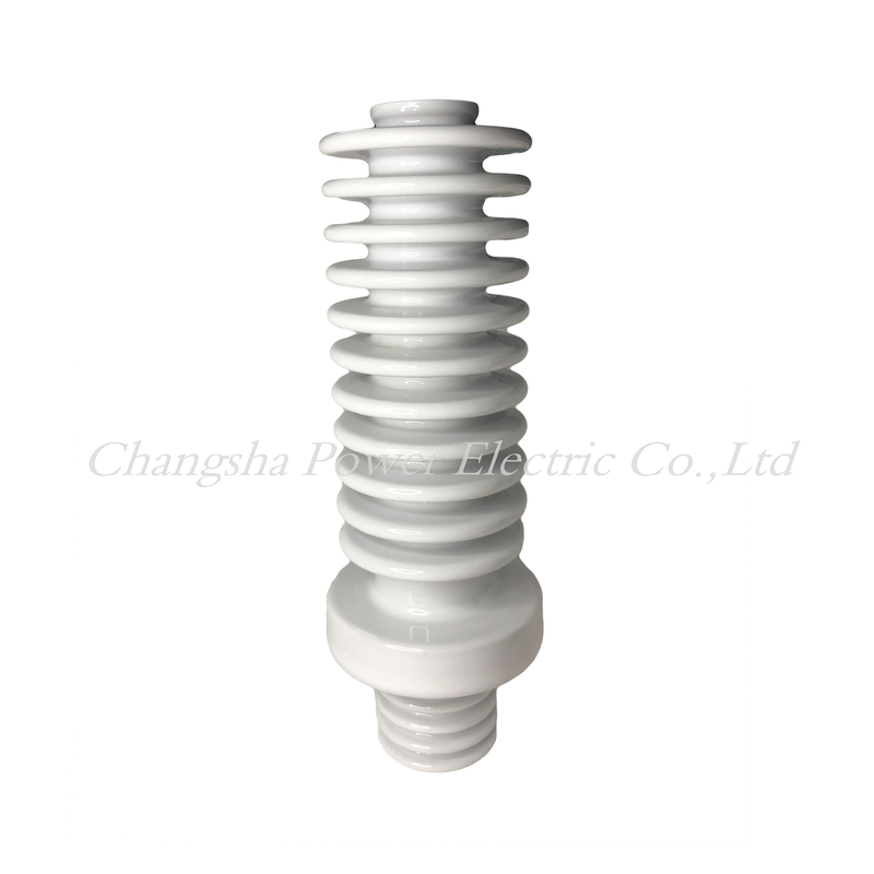 Buje aislado gas esmaltado blanco de la porcelana del IEC 25.8kv