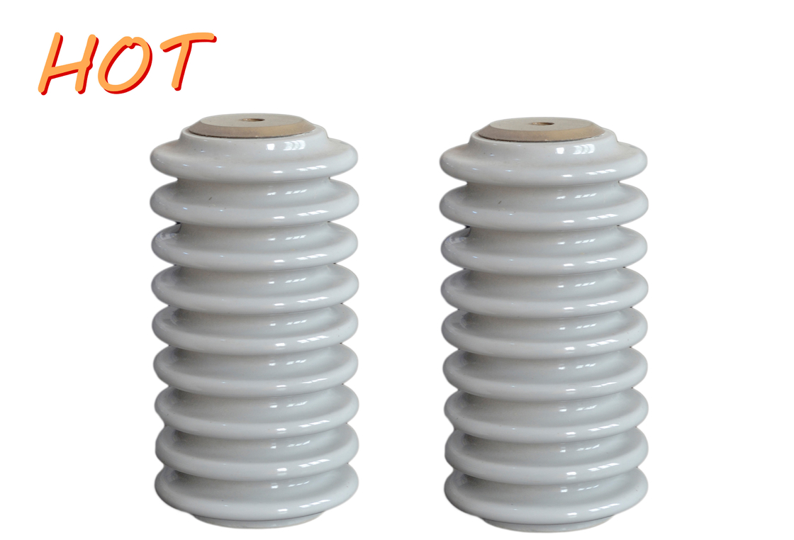 Aisladores de alto voltaje del pilar de la porcelana del ANSI 13.3kN 14.4kV