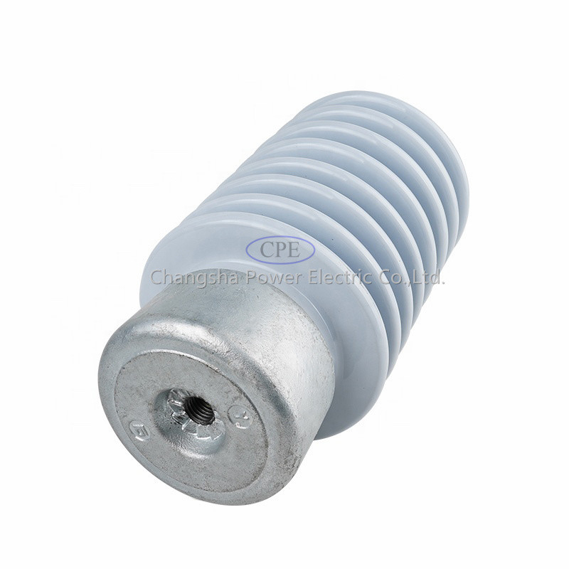 Aislador 33kv compuesto de alto voltaje de la línea eléctrica de la porcelana de la tensión del poder del poste del OEM