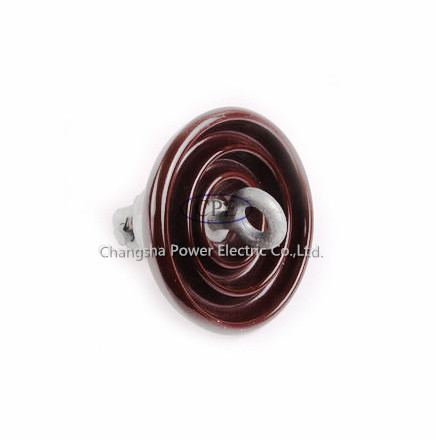 Brown colorea al OEM del aislador de suspensión de la porcelana de la densidad del ANSI 52-4 disponible