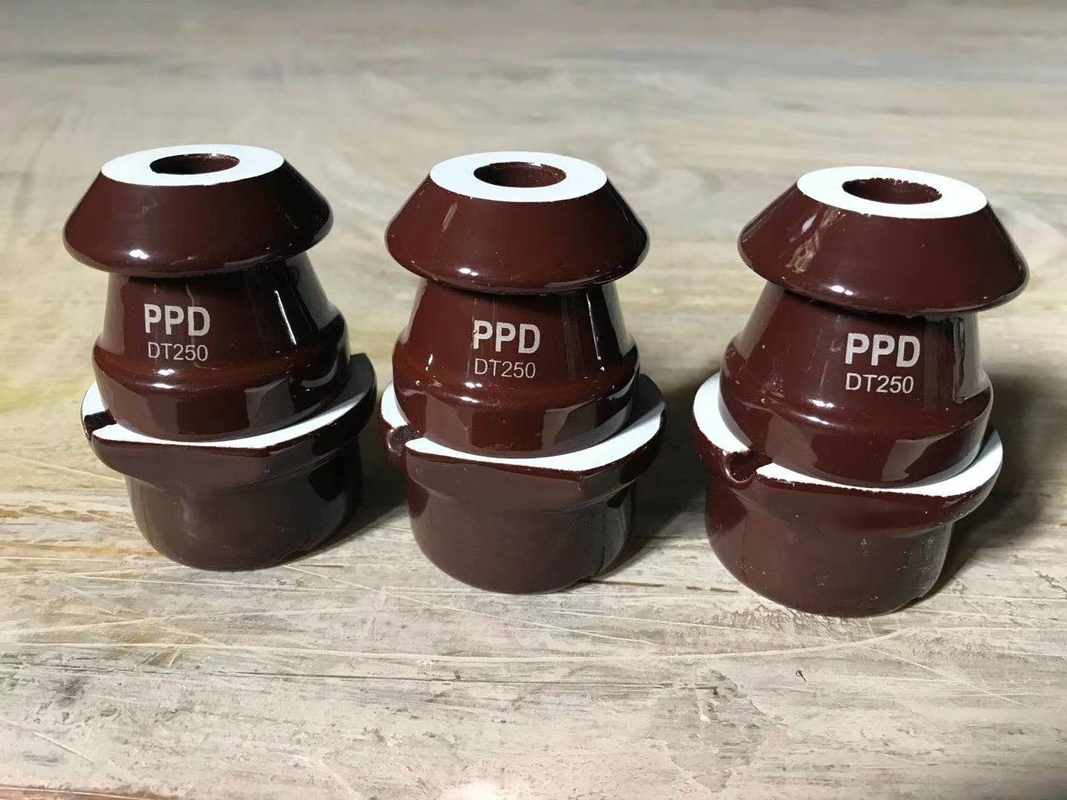 El buje Brown del transformador de la porcelana del estruendo 1kV 250A colorea al OEM disponible